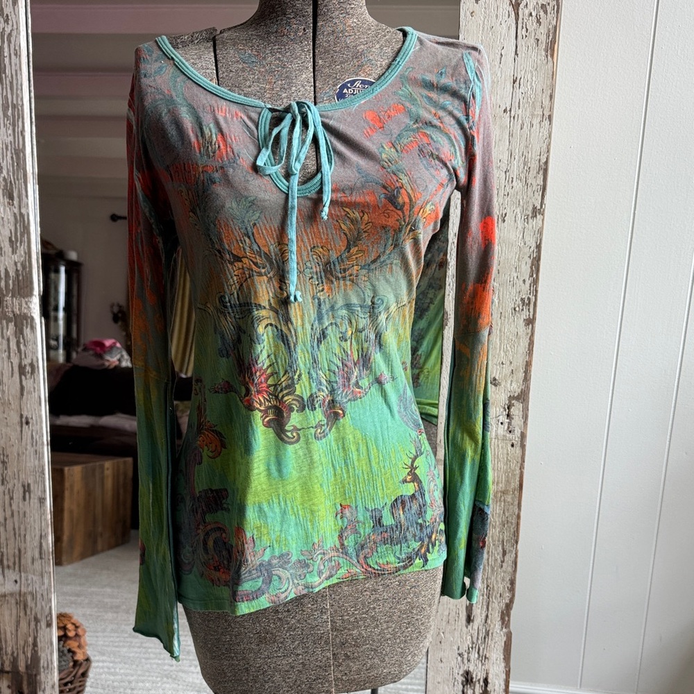 Bohemian Long Sleeve Women's Top